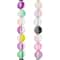 12 Pack: Multicolor Shiny Glass Round Beads by Bead Landing™